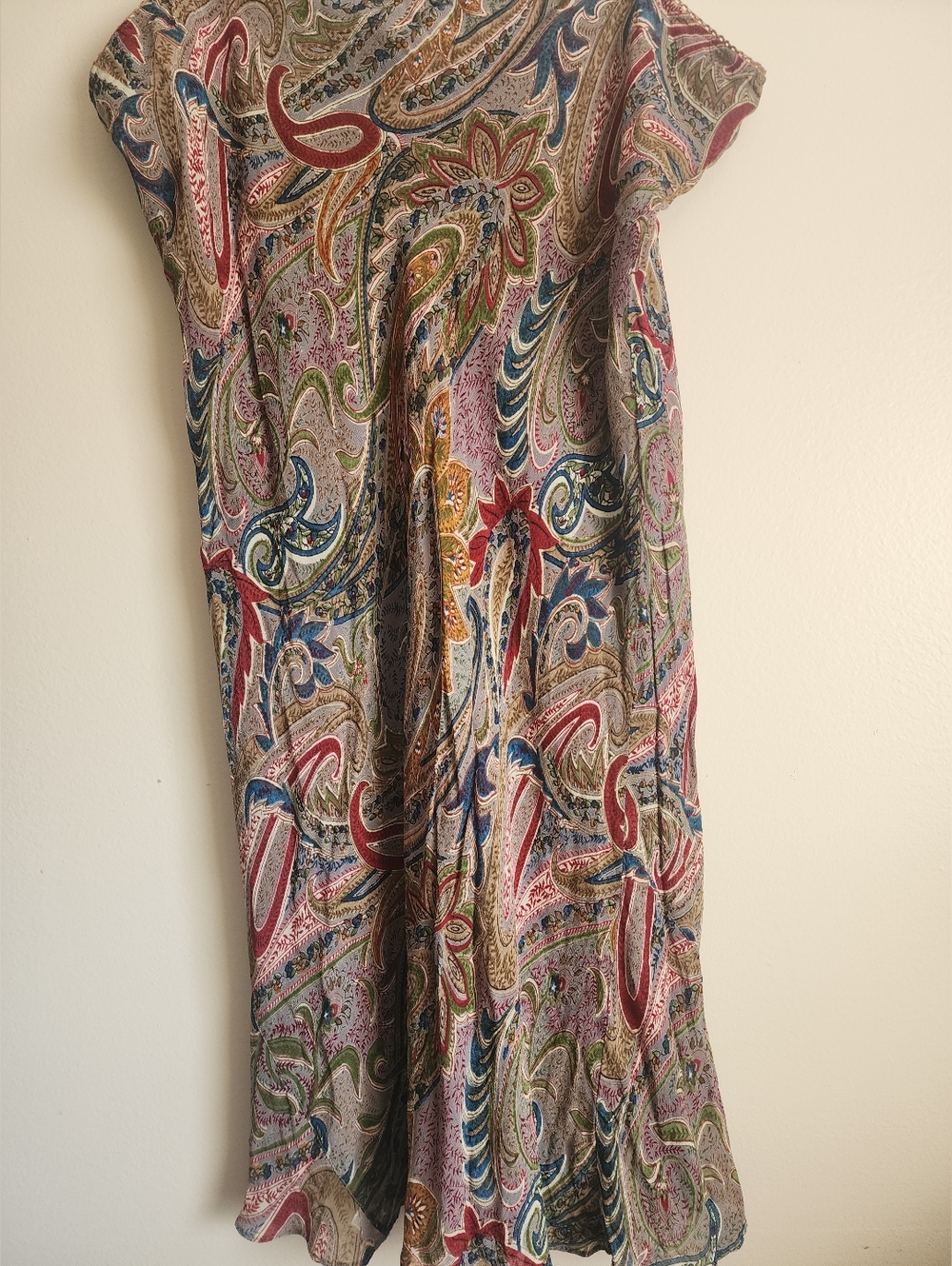 Temptations Multicolor Paisley Maxi Skirt